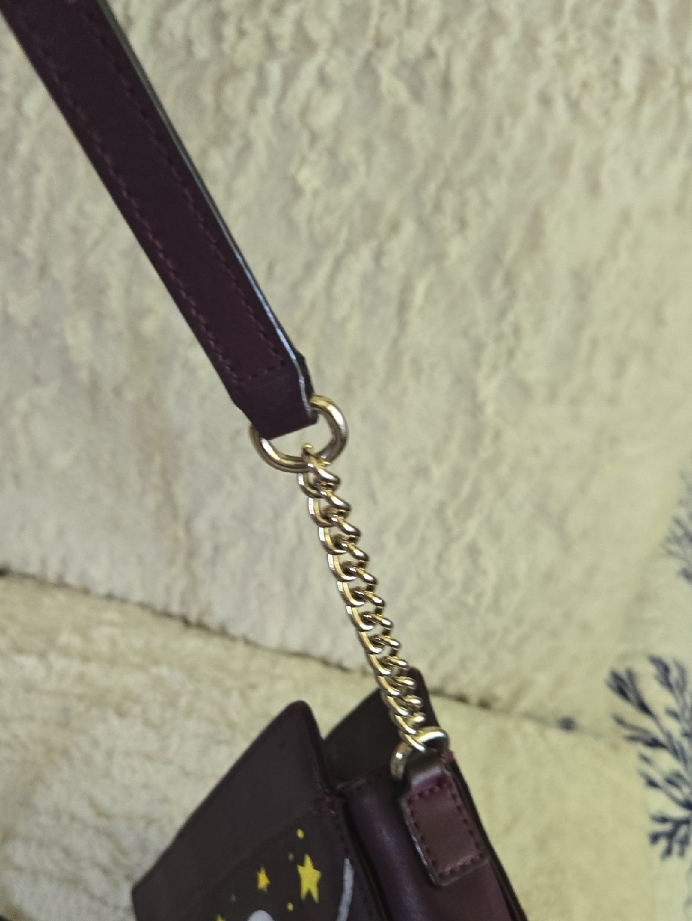 kate spade Moon & UFO Crossbody Bag - Burgundy - Picture 9 of 12